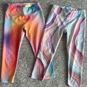 Athleta girl cropped legging bundle